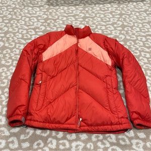 Orange Puffer Coat